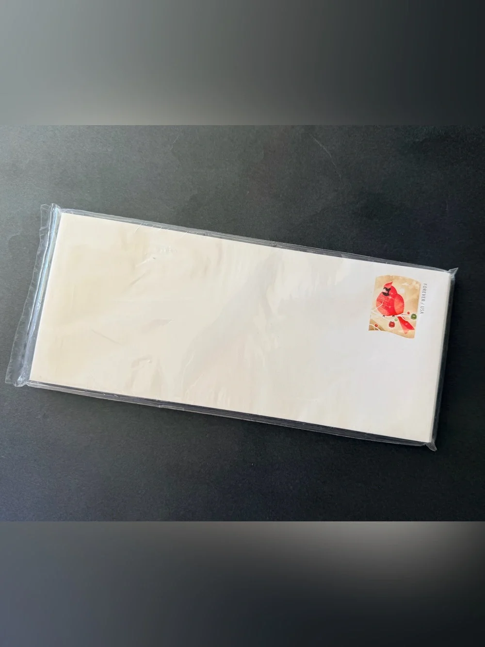 Winter pre-stamped envelopes w/seals